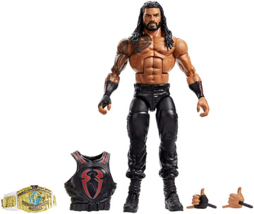 Wwe Mattel Roman Reigns Elite Collection Deluxe Action Figure With Realistic Facial Detailing, Iconic Ring Gear & Accessories