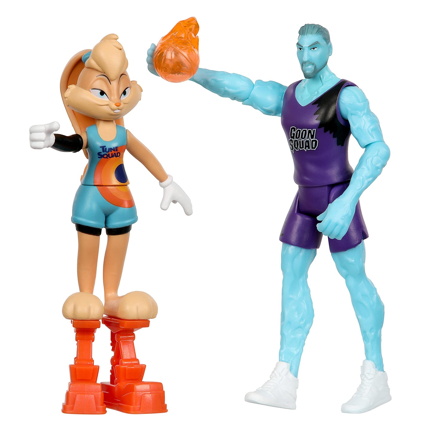 Moose Toys Bunny Space Jam: A New Legacy - 2 Pack - On Court Rivals - Lola & Wet/Fire, Multicolor (14580)