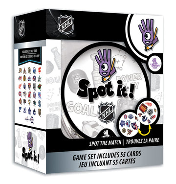 Masterpieces Game Day - Nhl Spot It Game For Kids, Adults, And Family