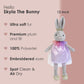Mon Ami Skyla The Bunny Stuffed Doll - 12'', Soft & Cuddly Plush Animal Doll, Use As Toy Or Room D  Cor, Easter For Kids Of All