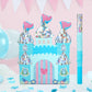 WERNNSAI Princess Castle Pinata - Ice Castle Pinata Blue Princess Party Decorations for Girls Birthday Party Game Magical World