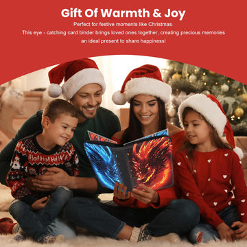 Winsing Card Binders 9 Pocket with 900 Pockets enhanced Zipper Case with 50 Removable Pages  Trading Folder Album Sleeves Holder Sheets for Game and Sports Cards Gifts for Boys and Girls Red