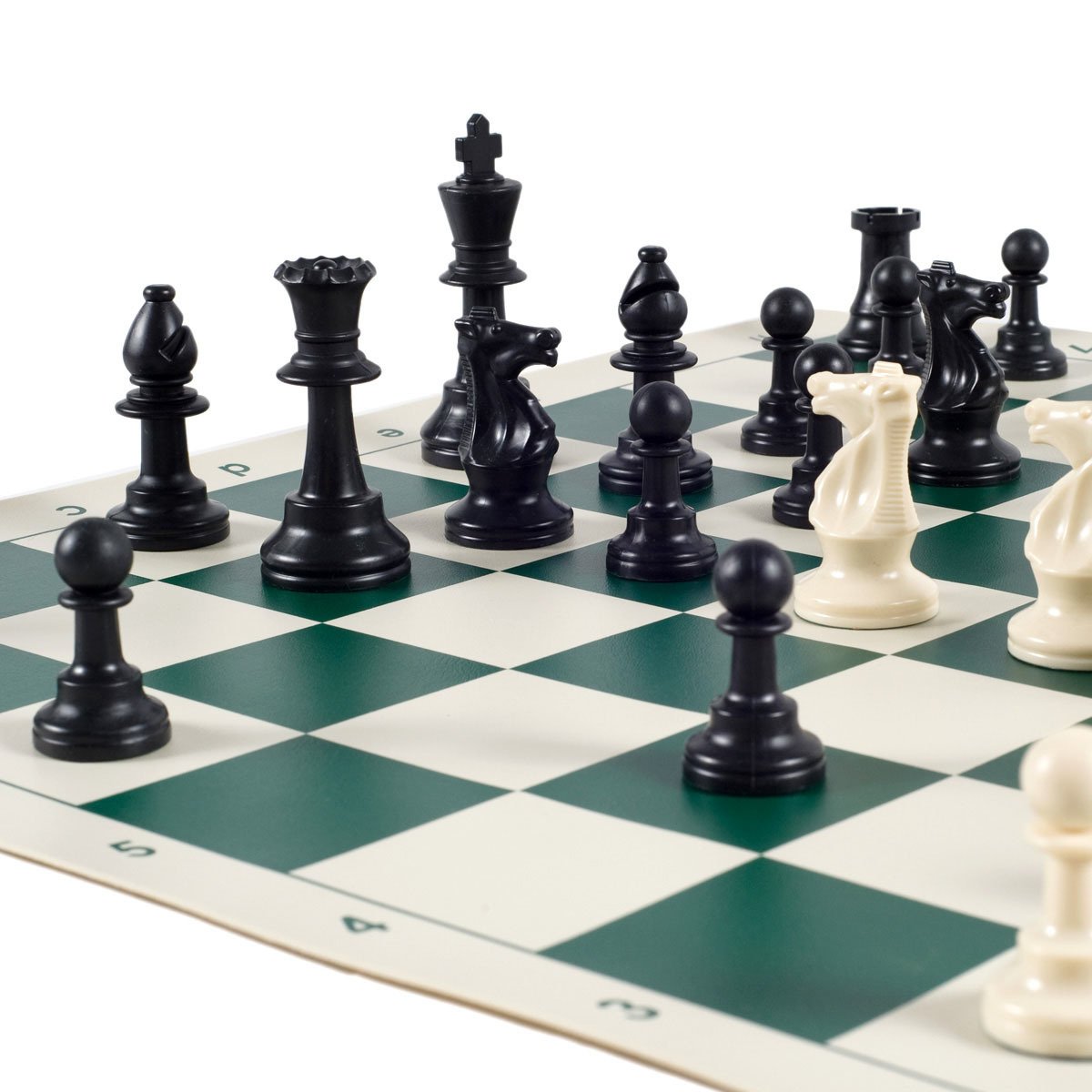 Wholesale Chess Basic Club Sets - 5-Pack Vinyl Chess Sets for Clubs and Tournaments