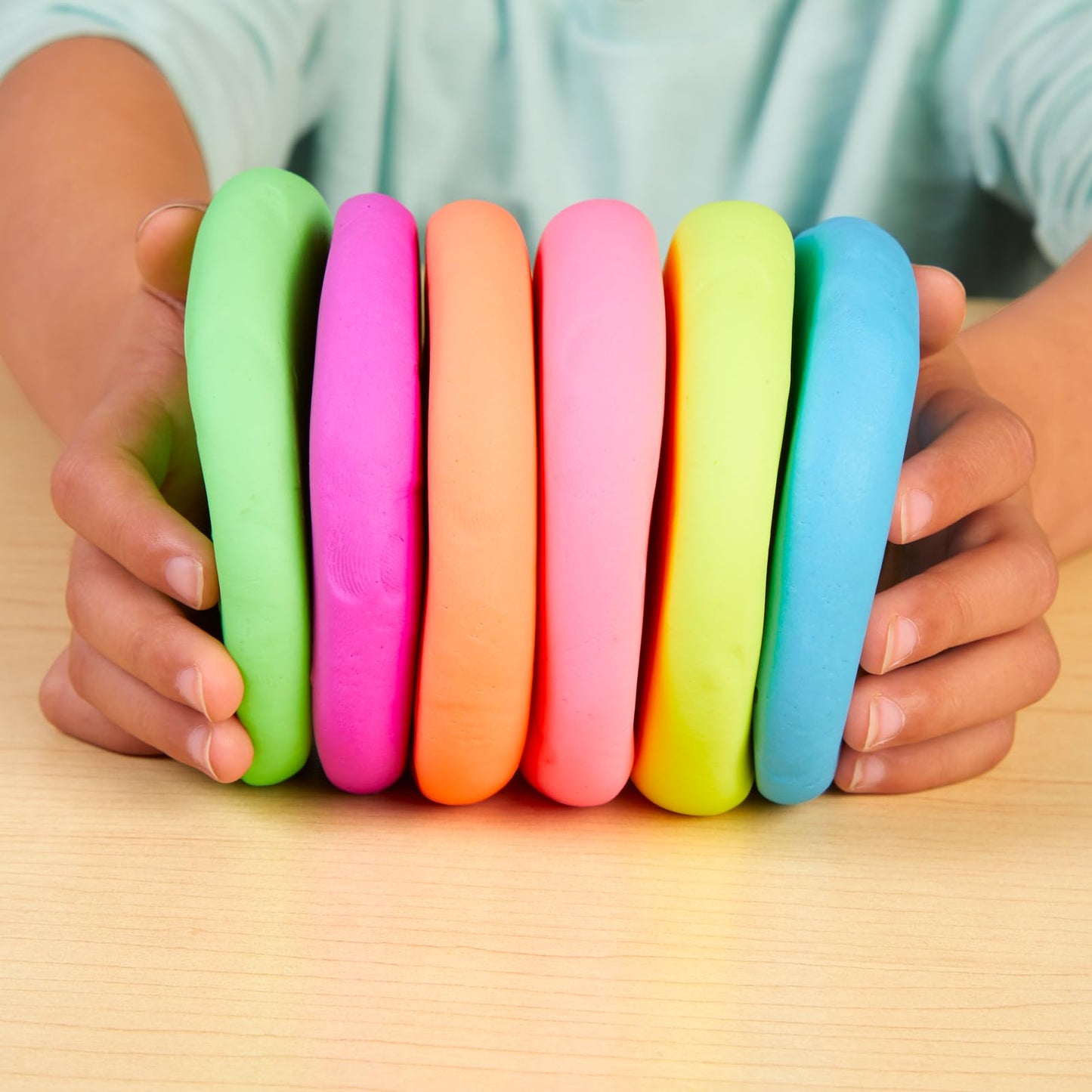 Colorations Neon Play Dough - 6 Colors (2 oz Each) | Non-Toxic, Gluten Free, Sensory Kit, Classroom Pack, Party Favors