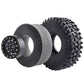 12mm Hex 1.9 Beadlock Wheels and Tires Height 120mm / 4.72inch with Foam Inserts for 1:10 RC Crawler Axial SCX10 90047 SCX10 II