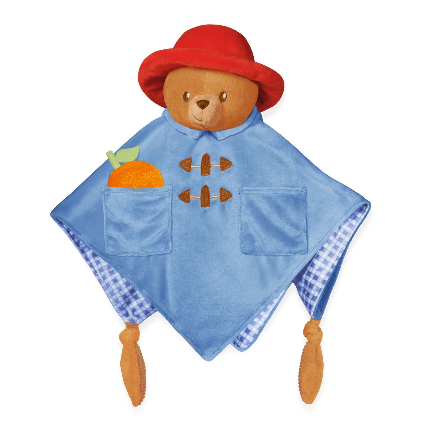 Yottoy Paddington Bear Collection | Soft Baby Blankie, Cozy Security Blanket, Cuddle Buddy – 13”L X 20”W