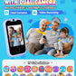 Eltrynic Kids Smart Toy Phone Girls Toy, Toddler Touchscreen Game Phone For 3 4 5 6 7 Year Old Girl Boy, Christmas Birthday Gifts For Children Age 3-7, Mp3 Music Player With Dual Camera (Blue)