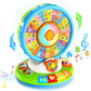 Aigybobo Musical Spin and Sing Alphabet Zoo Toy for Toddlers, Green, Educational Interactive Learning Gift for Boys and Girls 1-3 Years
