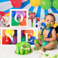 TGMMC First Birthday Decorations - ONE Balloon Boxes with Rainbow Balloons, Cartoon Watermelon Theme, Cake Smash Photo Props
