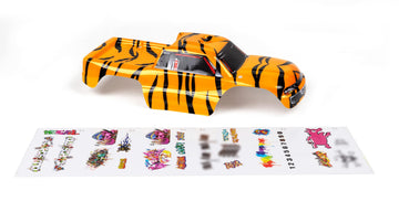 SummitLink Custom Body Compatible for 1/10 Scale RC Car or Truck (Truck not Included) (Tiger)