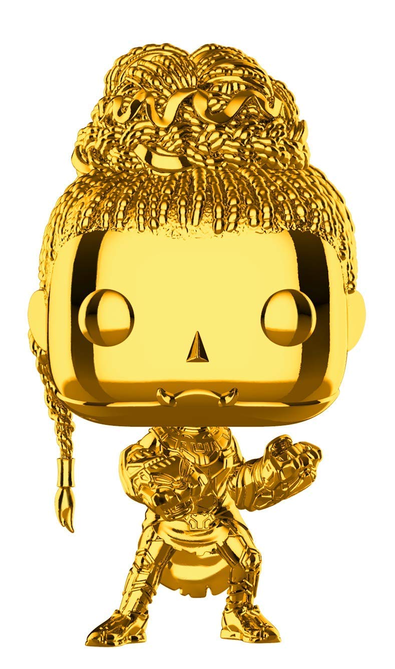 Funko Pop! Marvel Studios Ten Years Black Panther Gold Metallic Shuri Fall Convention limited availability Figure