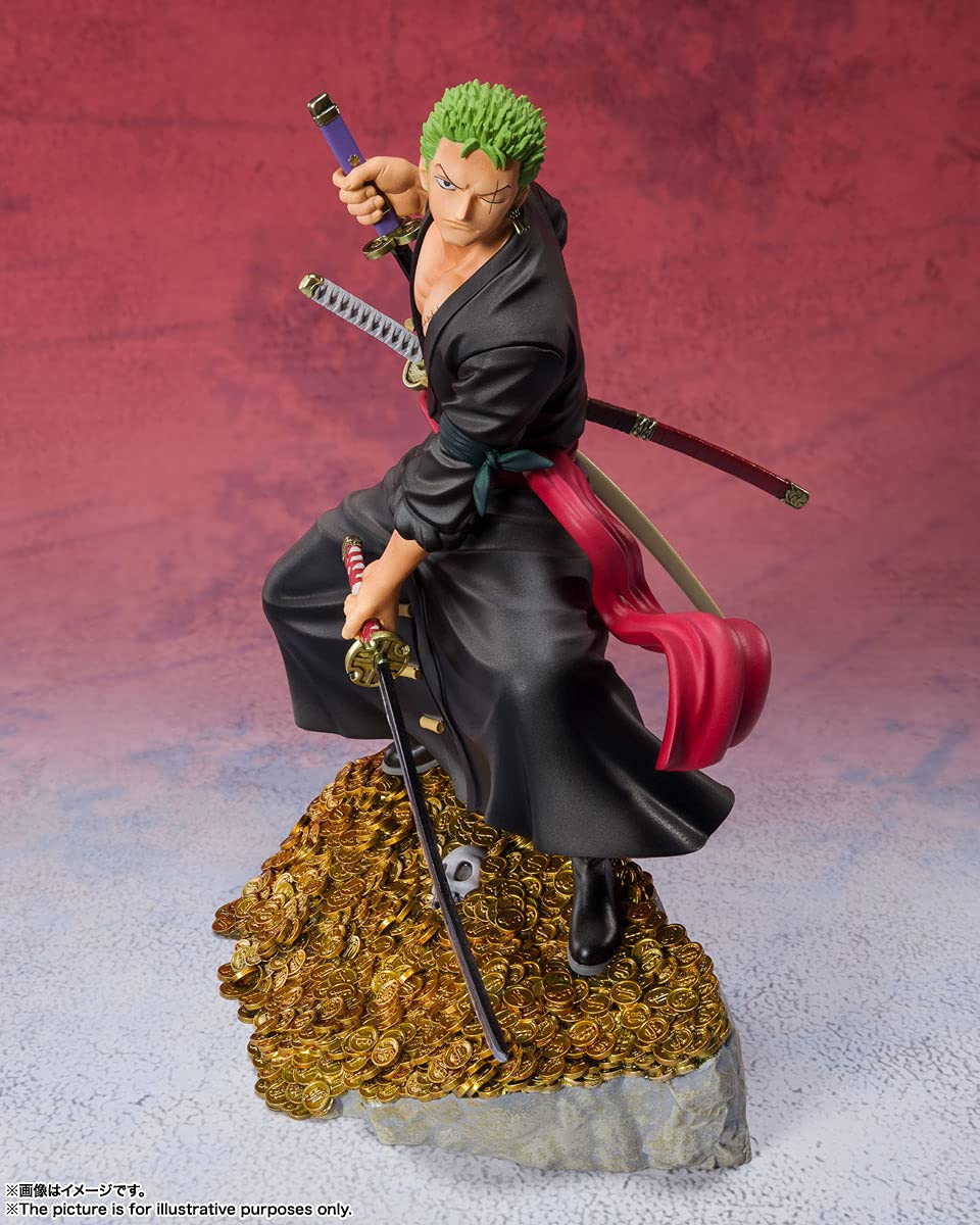 Tamashii Nations - One Piece - Roronoa Zoro - Wt100 Commemorative Eiichiro Oda Illustration Daikaizoku Hyakkei, Bandai Spirits F