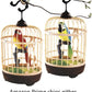 Chirping Bird in Cage - Realistic Singing & Moving Bird Toy with Lifelike Sounds  Motion Sensor & Beak Animation | enhanced Desk & Room Decoration | Battery - Operated