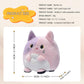 Double-Sided Flip Plush Toy,Reversible Stuffed Animal Mood Plush Flip Show Your Mood At All Times (Cat)