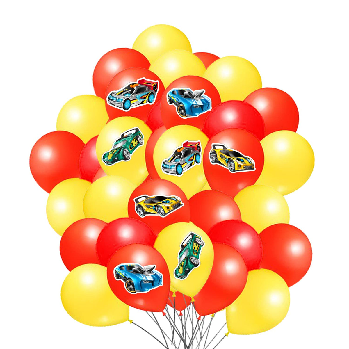 Wow Party Studio Hot Weels Cartoon Theme Balloons For Happy Birthday Party Weddings Holidays And Special Occasions Decoration  