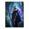 Katomula 100 Mtg Card Sleeves With 100 Inner Sleeve, Textured Back Art Sleeves, Fit Standard Size Cards- Cat Warlock