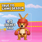 Stumble Guys Series 2 | Articulated Action Figure - 4.5 Collectible Toy | 1-Pack Window Display Box with Hidden Stickers | 4 Unique Characters to Collect (Boxing Roo)