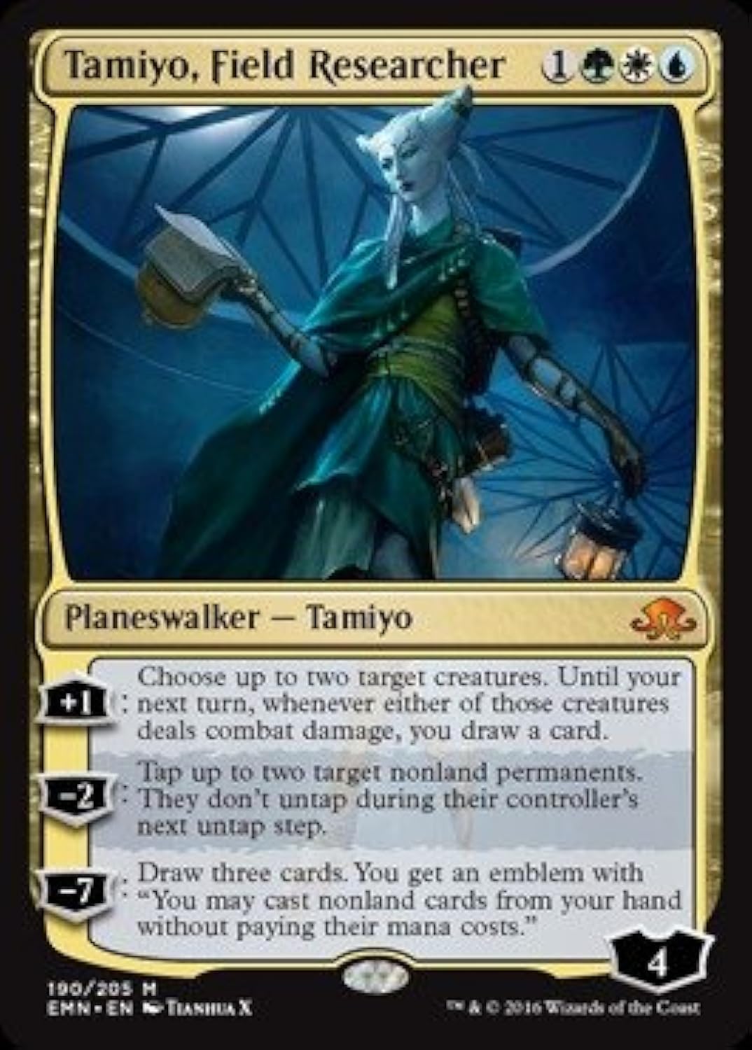 Magic The Gathering - Tamiyo  Field Researcher (190/205) - Eldritch Moon