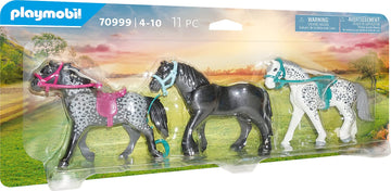 Playmobil Horse Trio Model 70999 - Plastic Knabstrupper One Size фигурка