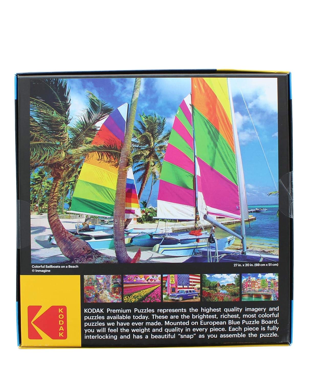 Cra-Z-Art - Roseart - Kodak 1000Pc - Colorful Sailboats On A Beach