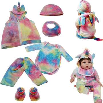 Reborn Dolls Baby Clothes Unicorn Outfits For 18''- 22'' Reborn Doll Girl&Boy Baby Clothing Baby Sets