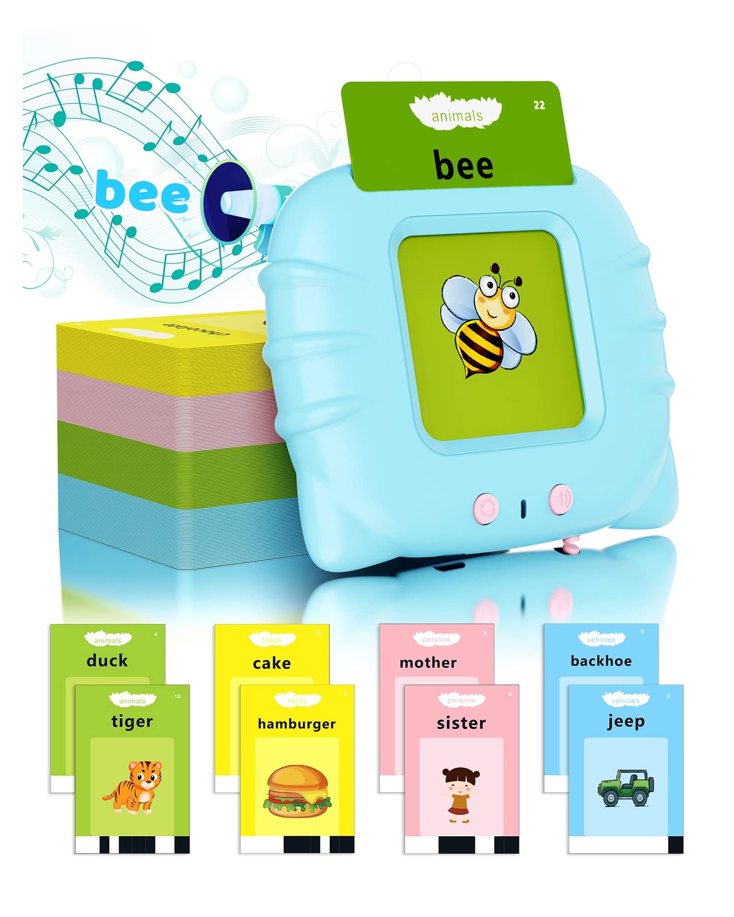 Kokodi Toddler Toys For Boys 2 3 4 5 Year Old Gifts, Speech Therapy Toys, Talking Flash Card 224 Sight Words, Montessori Learning Educational Sensory Toys For Autistic Children Toddler Age 2-5