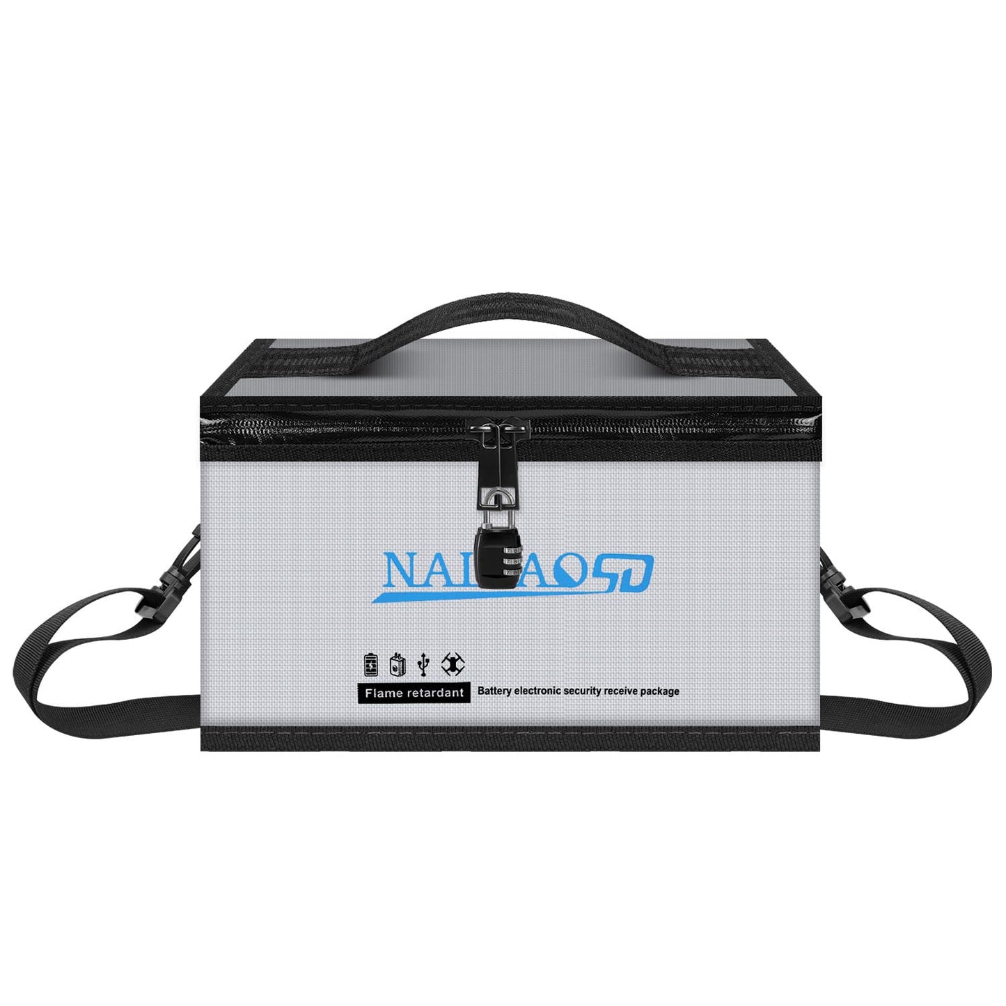 Fireproof Explosionproof Lipo Safe Bag for Lipo Battery Storage and Charging, Large Capacity Fire and Water Resistant Lipo Batte