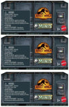 Jurassic World Dominion Minis Surprise Pack Box - Pack of 3 Mini Dinosaur Figures | 1.125 Scale Companion Figures - Mattel Ages 