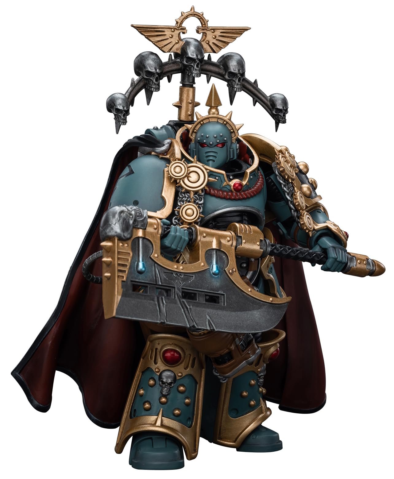 Joytoy Warhammer 40K 1/18 Action Figures, Sons Of Horus Legion Praetor With Power Axe Perfect For Collectors & Decor, Ideal Gift