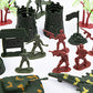 Amor Present 307 Pcs Army Men Military Playset, Army Toys Soldier Playset Plastic Toy Soldiers Figures And Accessories With Vehicles, Aircraft, Tanks, Missiles