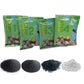 4 Step Rock Tumbler Grit Kit, Polish Kit Silicon Carbide Aluminum Oxide Media Polish For 3 Lb Rock Tumbler