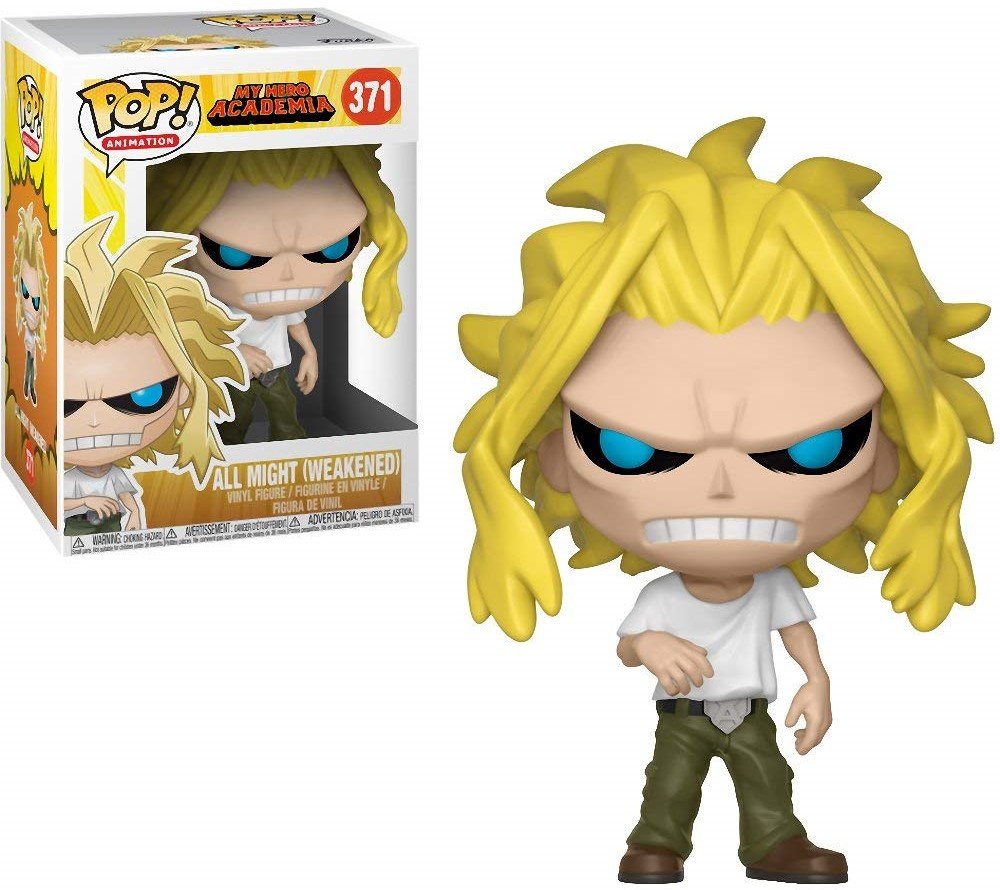 Funko Pop My Hero Academia - All Might (Weakened) Pop! Vinyl Figure (Bundled With Compatible Pop Box Protector Case), Multicolor, 3.75 Inches