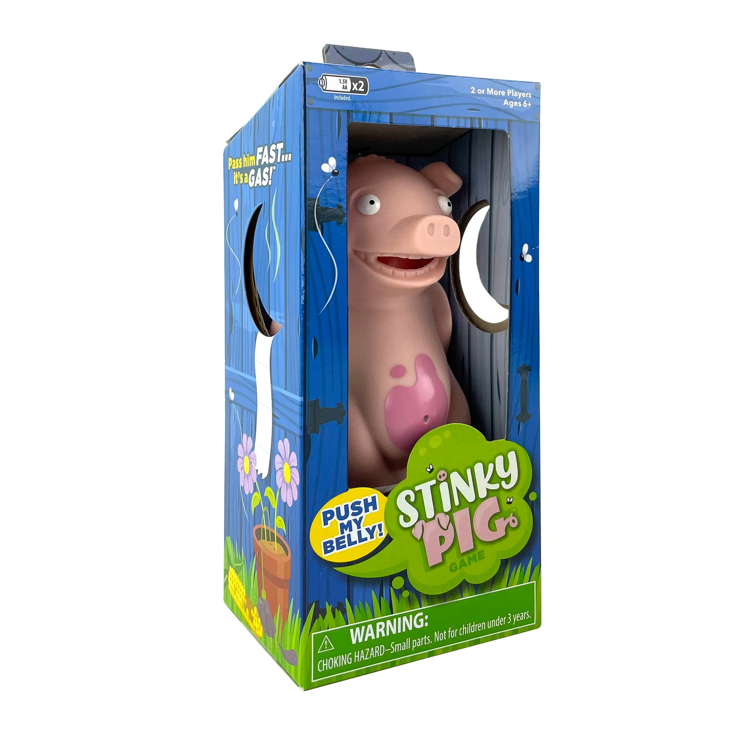Playmonster Stinky Pig Game — Fast, Musical Active Kids Game With Funny Sounds, Roll The Dice And Pass Him Fast Before He Toots — For Kids Ages 6 And Up