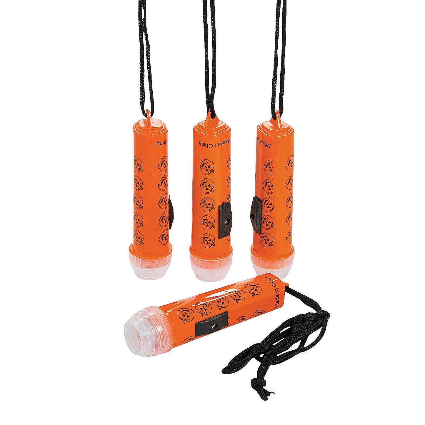 Fun Express - Mini Halloween Flashlight On A Rope for Halloween - Apparel Accessories - Accessories - Misc Accessories - Hallowe