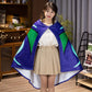 Marukqw Zelda Plush Glider Style Blanket Cloak Cosplay Prop L60 Inch W43 Inch (Dark Blue)