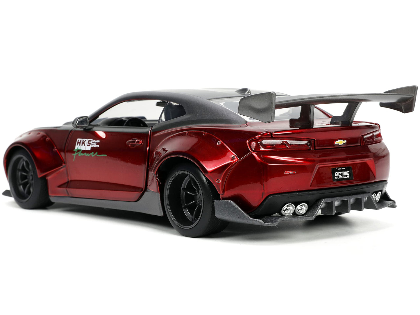 Jada Toys Big Time Muscle 1:24 2016 Chevy Camaro Ss Widebody Die-Cast Car, Toys For Kids And Adults