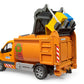 Bruder 02682 MB Sprinter Garbage Service w Garbage cans