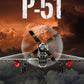 SEMKY P-51 Mustang Fighter Jet Building Block Set - 258 Pieces, Plastic, 5 x 14 x 17 inches, Military Toys for Kids and Adults