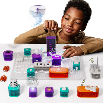Science Can Circuits For Kids, Beginner Circuit Board Electronic Kit With 80 Experiments Stem Toys For Boys And Girls, Education