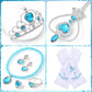 G.C Elsa Dress Costume For Girls Toddler Princess Dress Up Clothes With Cape Crown Wig Gloves Wand Necklace Accessories Toys Halloween Cosplay Birthday Party Favors For Girls Aged 3 4 5 6-10