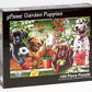 Garden Puppies Jigsaw Puzzle 100 Piece By Vermont Christmas Company - Large, Interlocking Pieces - Unique, Randomly Shaped Pieces - Perfect For Kids And Seniors