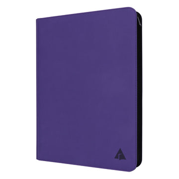 Rayvol enhanced 16-Pocket Card Binder - Fits 1408 Trading Cards  Side Loading Ringless Card Collection Album for TCG -Violet