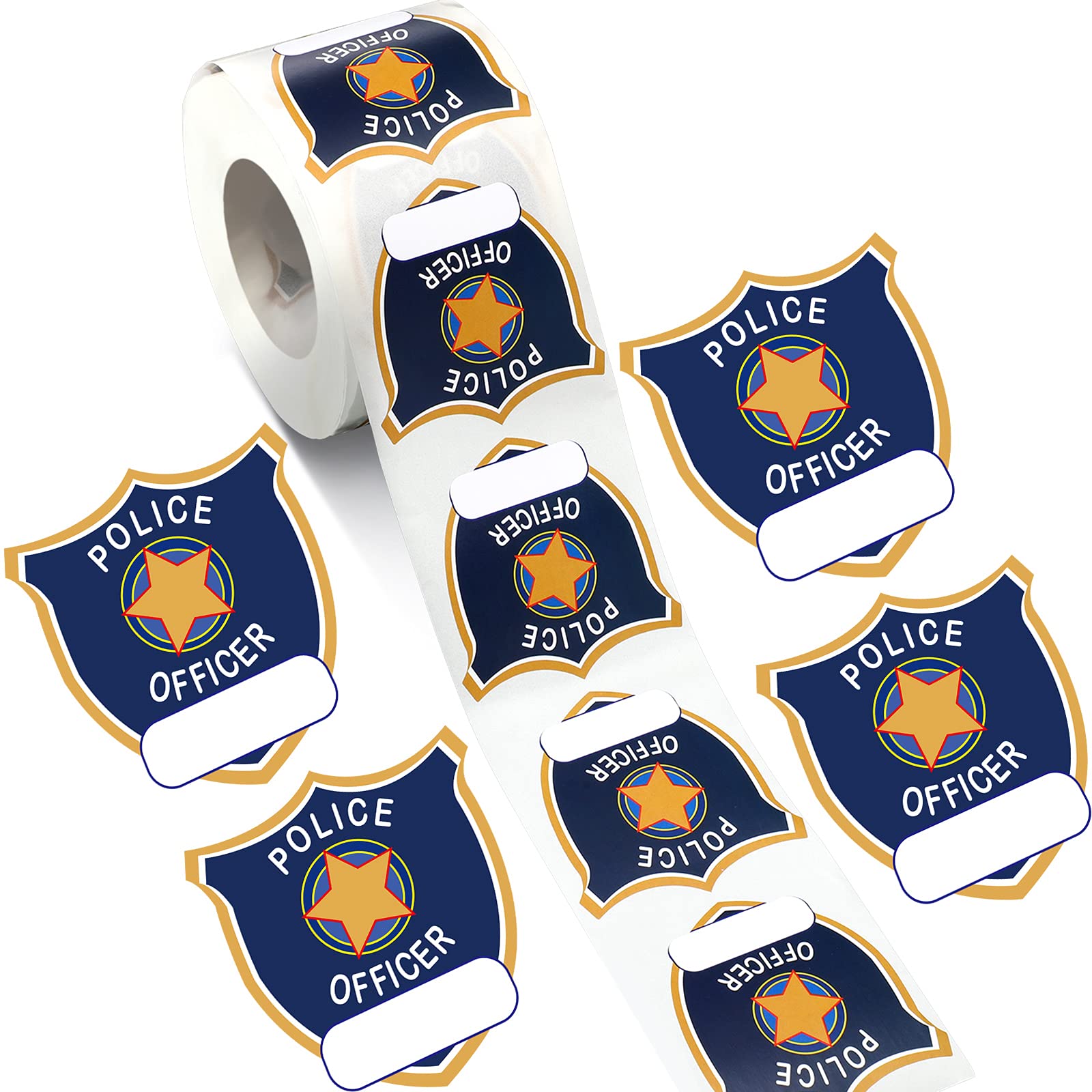 600 Pieces Police Stickers For Kids Police Badge Stickers Police Badge ...