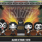 Funko POP! Moments DLX Vinyl Kiss Pack 4 Figurines, 9 cm, Multicolor, Model FUN67771