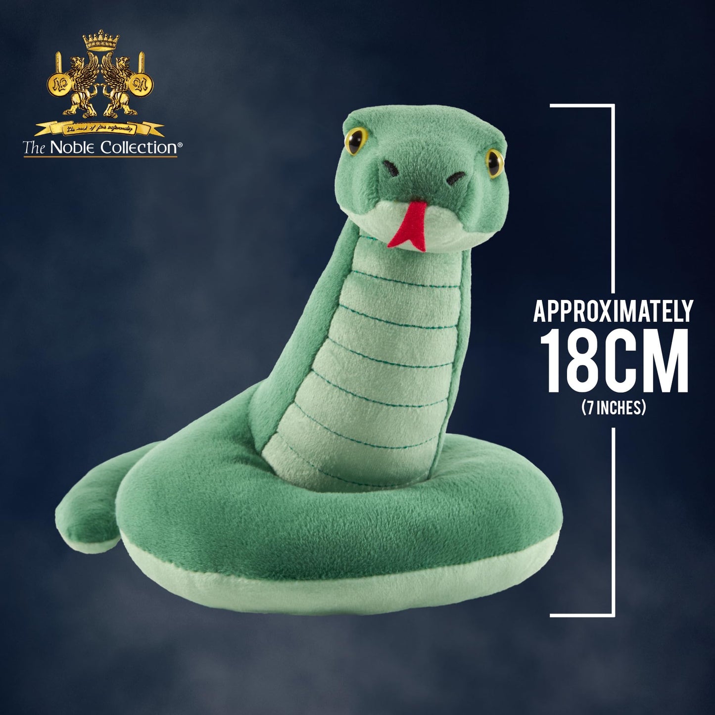 The Noble Collection Harry Potter Slytherin Plush Mascot - Green Polyester, Model 1