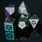 UDIXI Obsidian Dice Gemstone DND Dice Set Stone D&D Dice for Dungeons and Dragons, Stone D and D Dice for MTG Table Games
