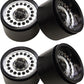 Txxrcss Adjustable 2 Offsets RC 2.2 Beadlock Wheels Rims Hub 1/10 Crawle Wheel Car Aluminum for Upgrades Remote Control SCX10 Ca