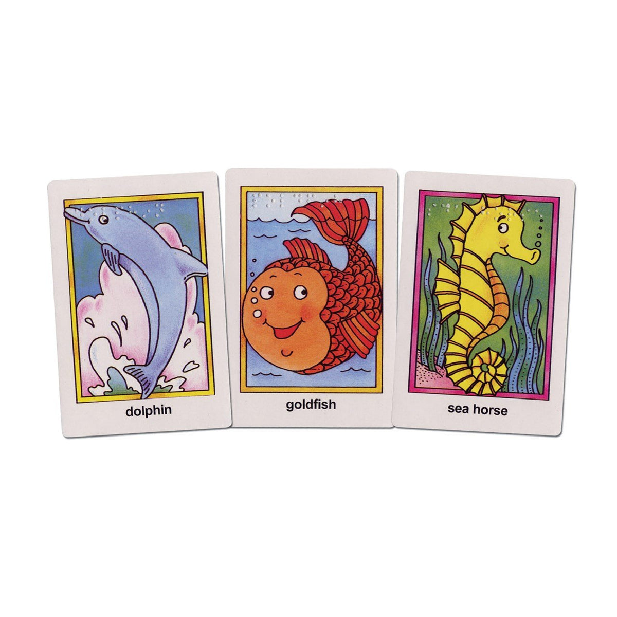 Go Fish Flash Cards  Braille