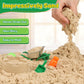 FRUSE Play Sand Farm Toys,Sensory Bins for Toddlers with 2.2lbs Sensory Play Sand,Farm Figures & Tractor Playset,Sandbox Toys fo