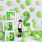 Green Number 2 Balloon 40 Inch, Big Large Foil Helium Number Balloons, Jumbo Giant Mylar Number 2 Balloons For 2 Second Birthday